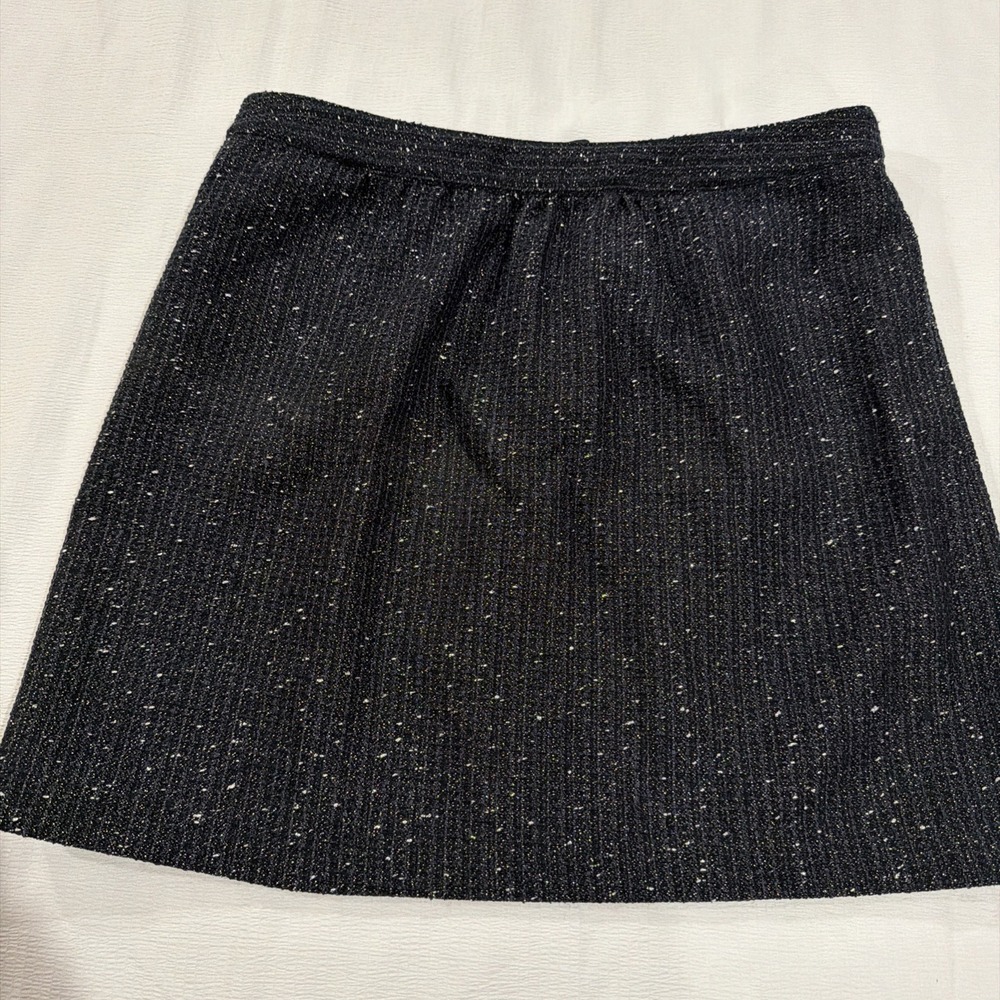 NWT Ann Taylor Loft Black Wool Blend Mini Skirt Sz 12‎ NWT Quiet Luxury Capsule